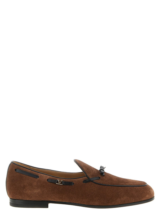 Valentino Garavani loafers brown crust