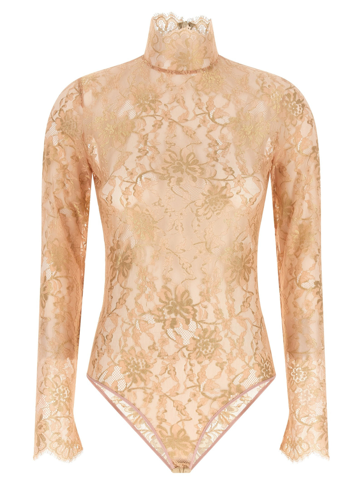 Valentino Garavani lurex lace bodysuit