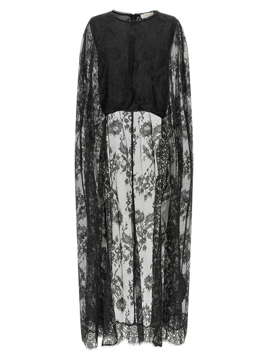 'Valiant Lace caped Top' top