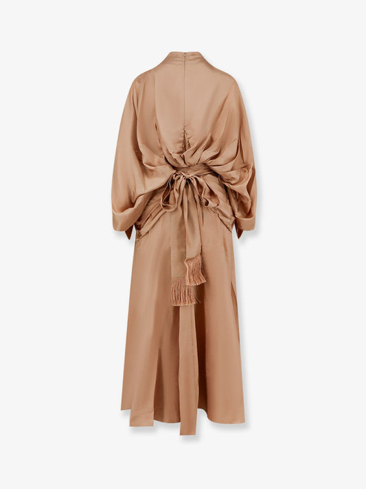 Valiant long silk dress