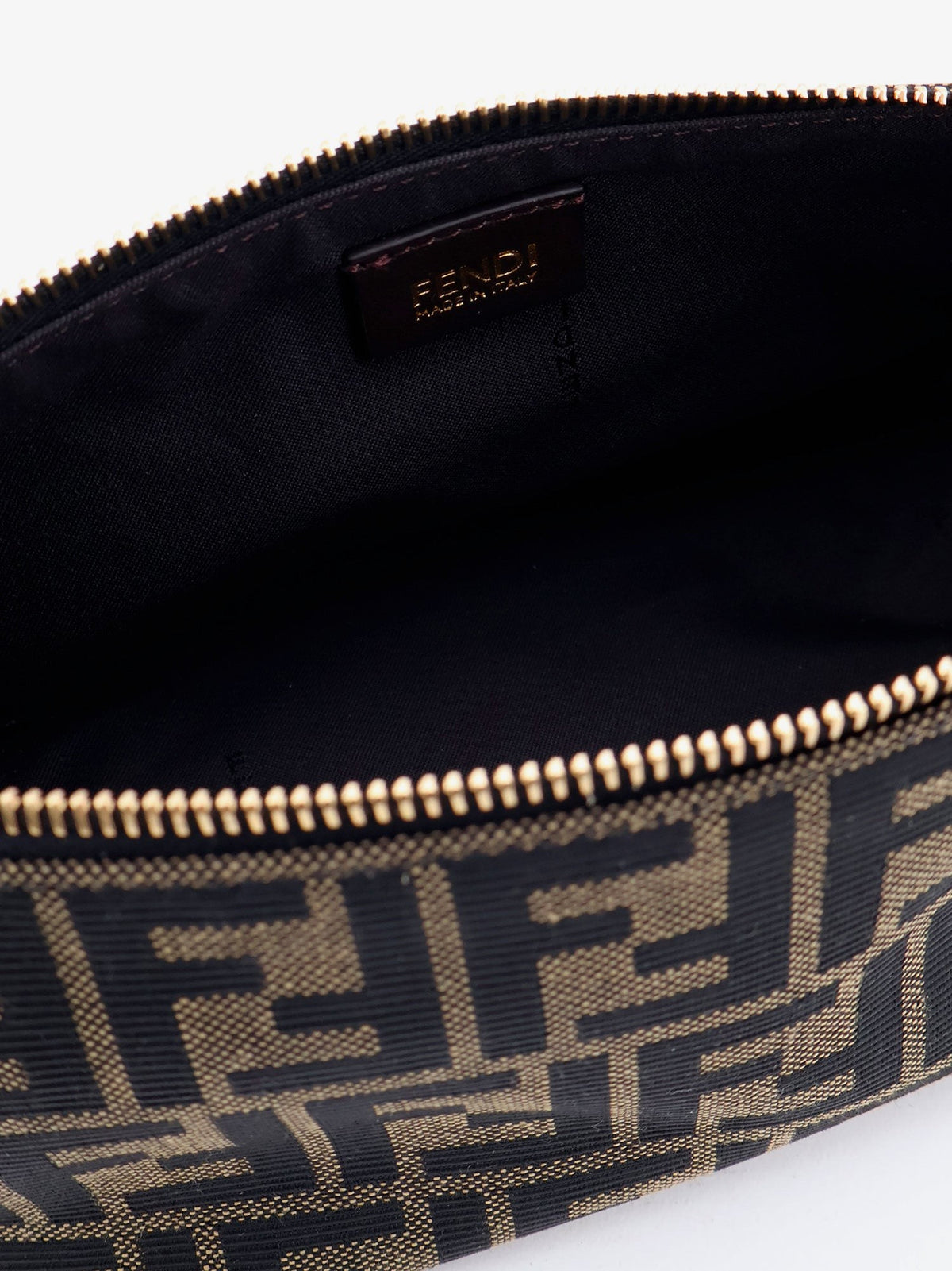 Vanity Pouch FF Jacquard Fabric Small Handbag