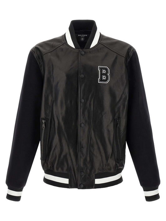 'Varsity' bomber jacket