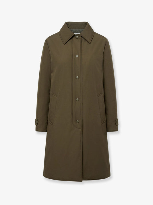 Vellutata cotton blend coat