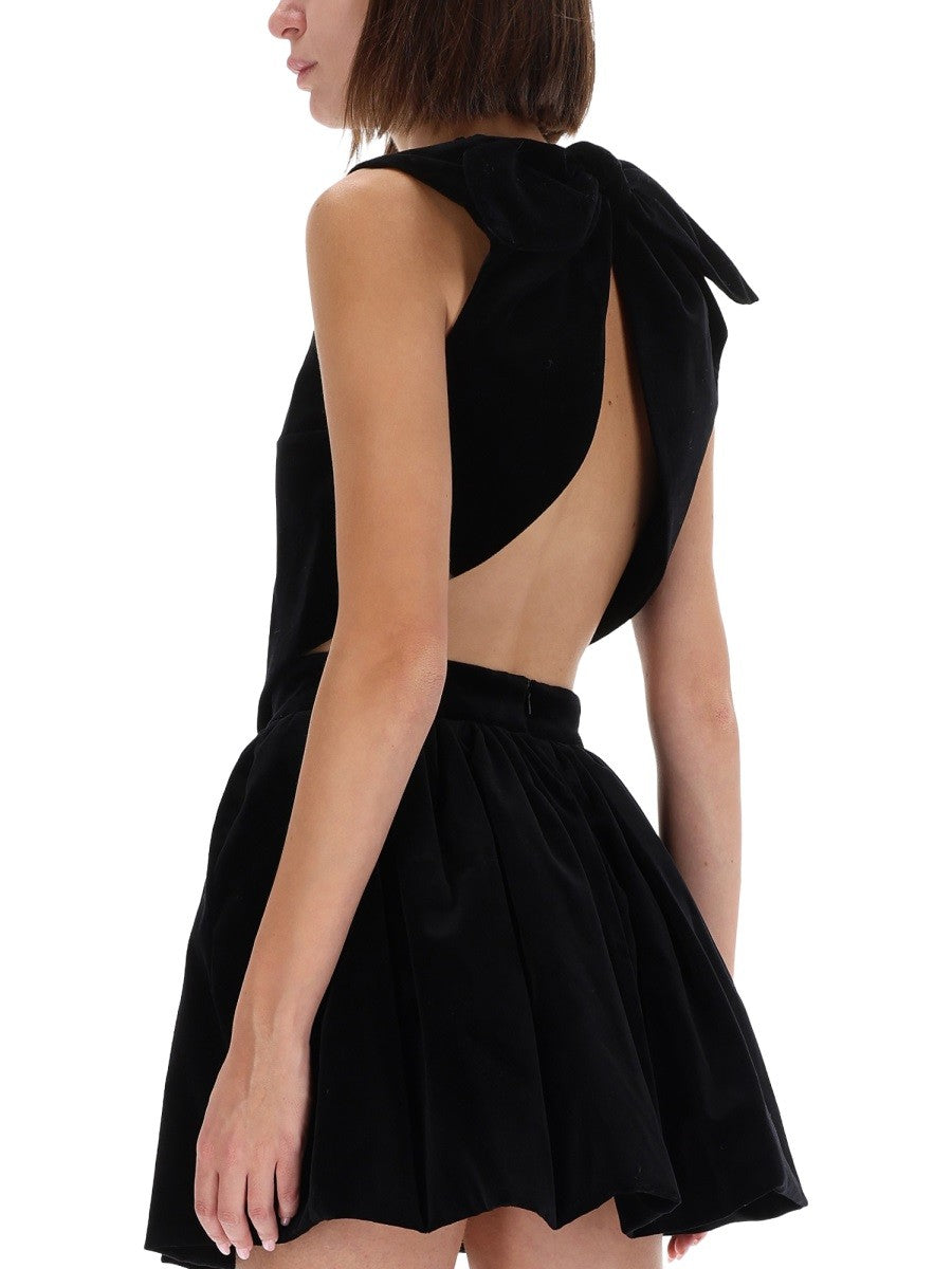 VELVET "FOULARD" TOP
