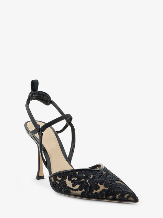 Very Colibrì high-heel pumps in back tulle