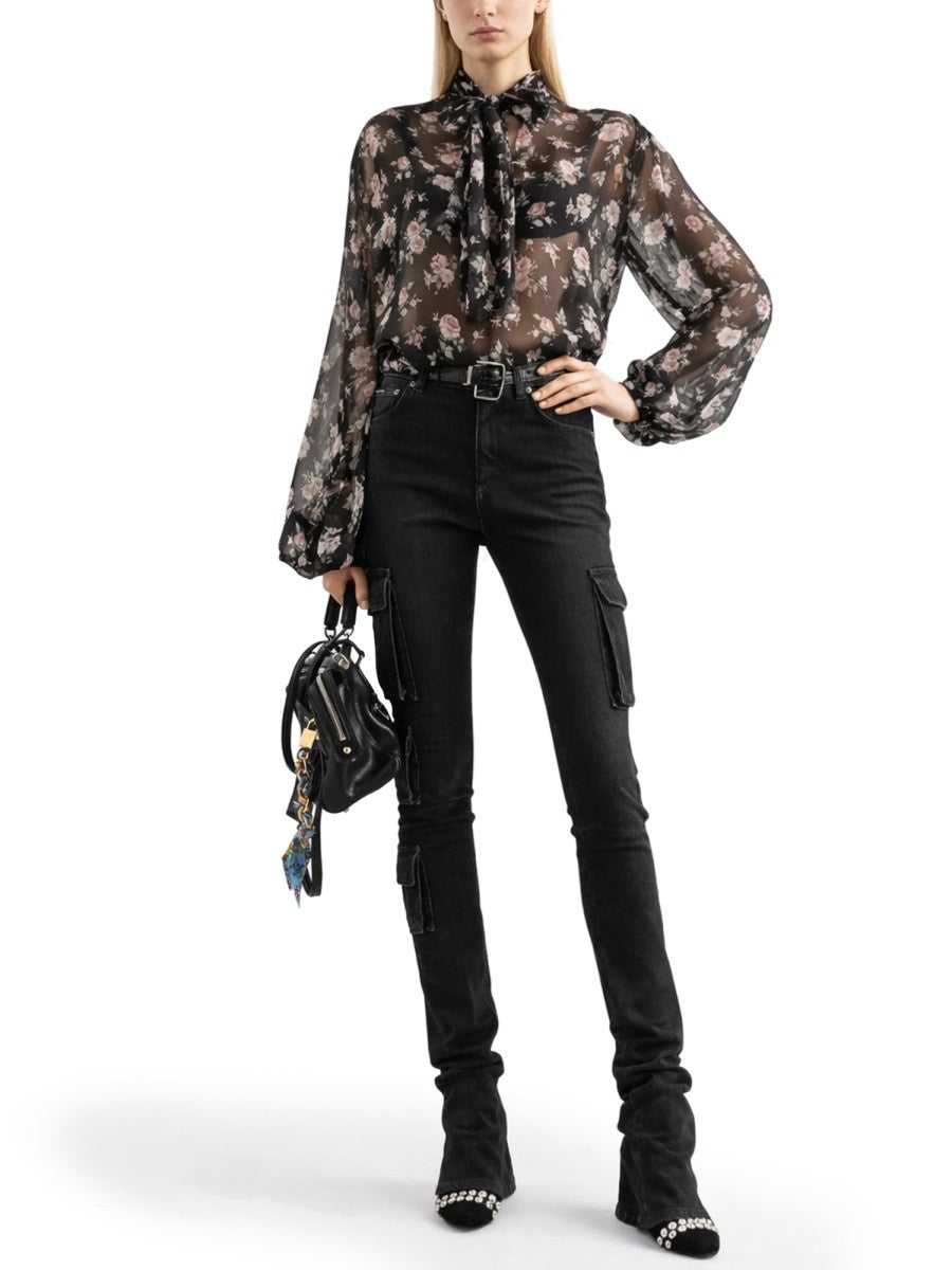 "VINTAGE ROSE" PRINT TOP