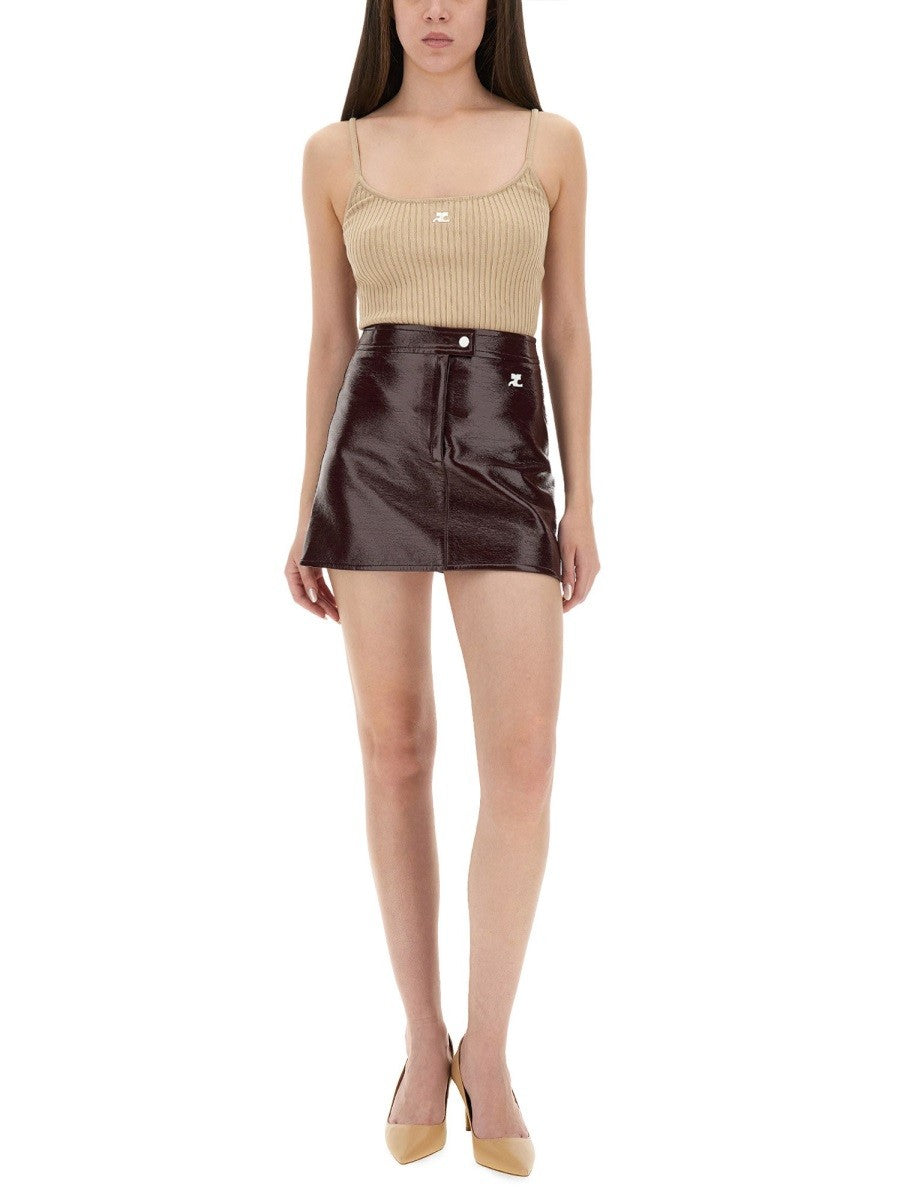 VINYL MINI SKIRT "REEDITION"