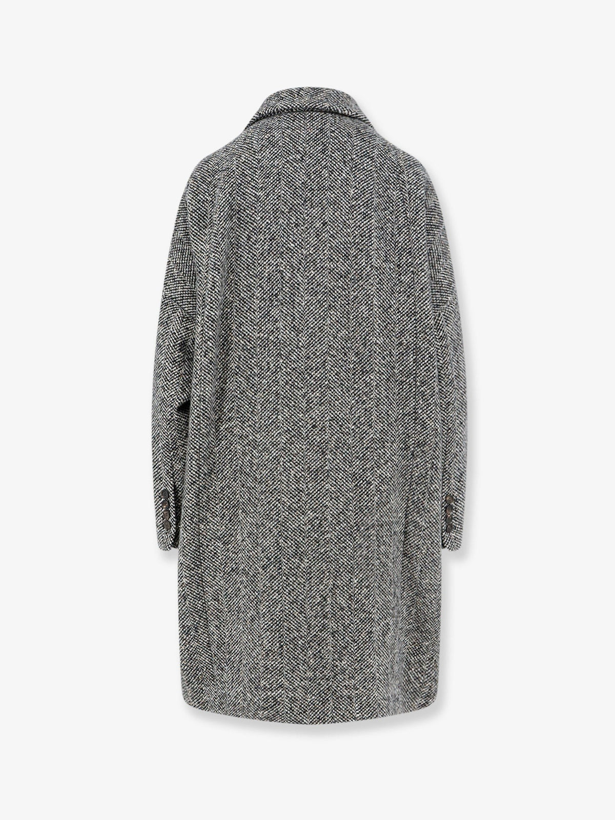 Virgin wool and alpaca overcoat