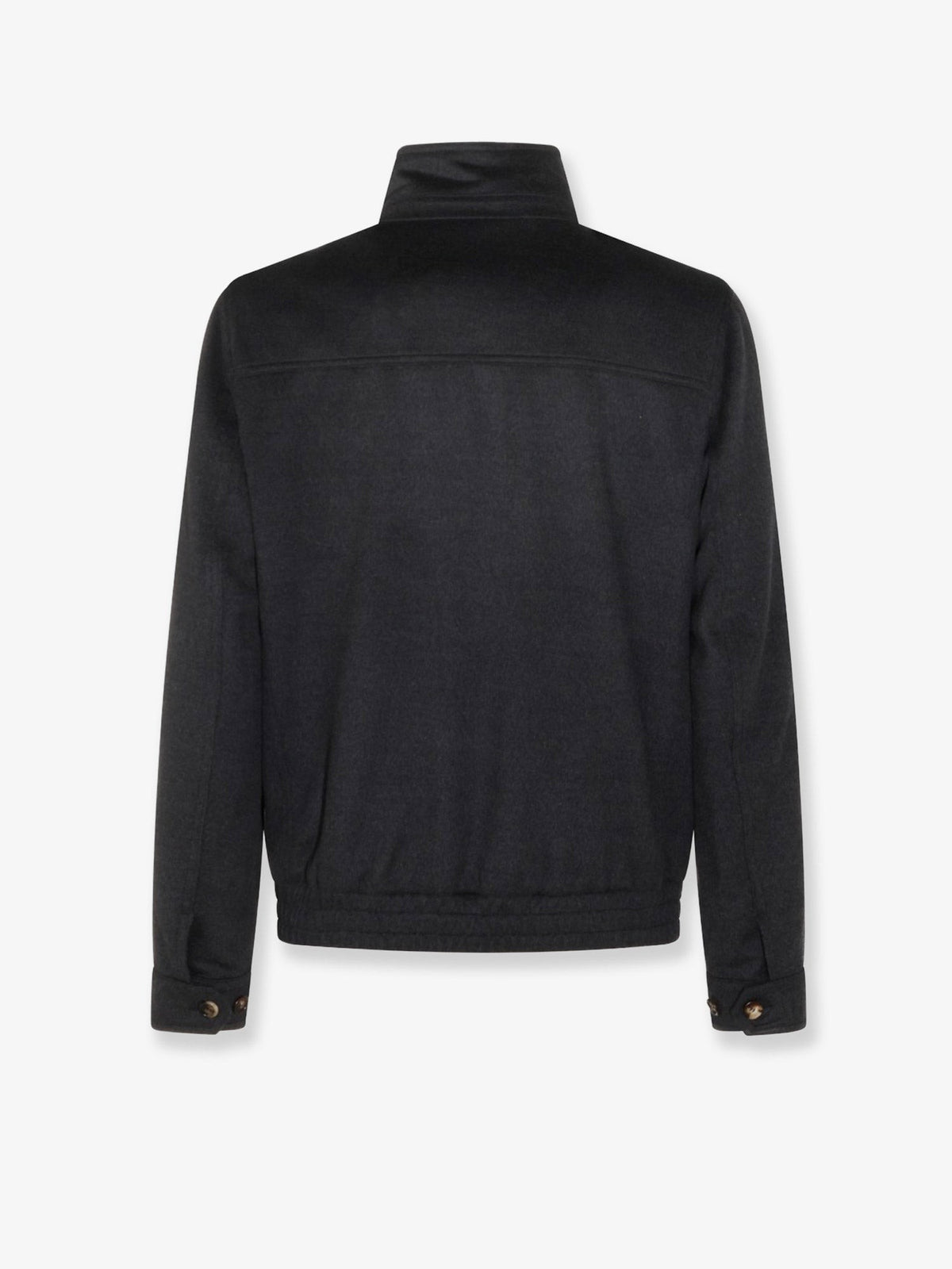 Virgin wool jacket with zip