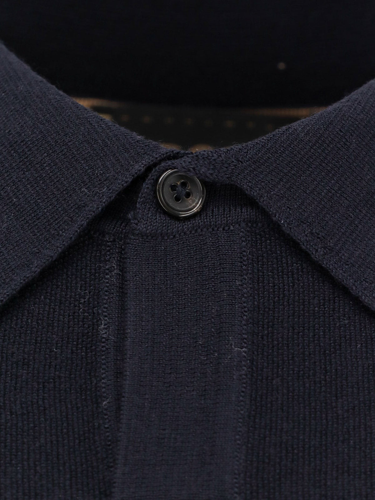 Virgin wool polo shirt