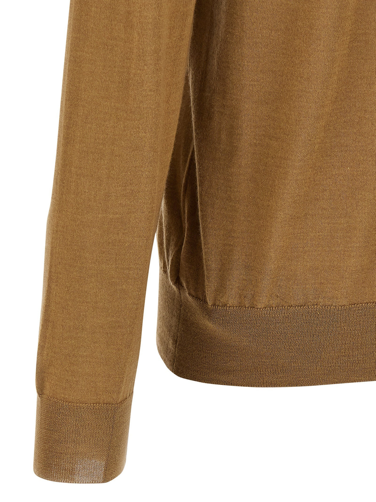 Virgin wool polo shirt