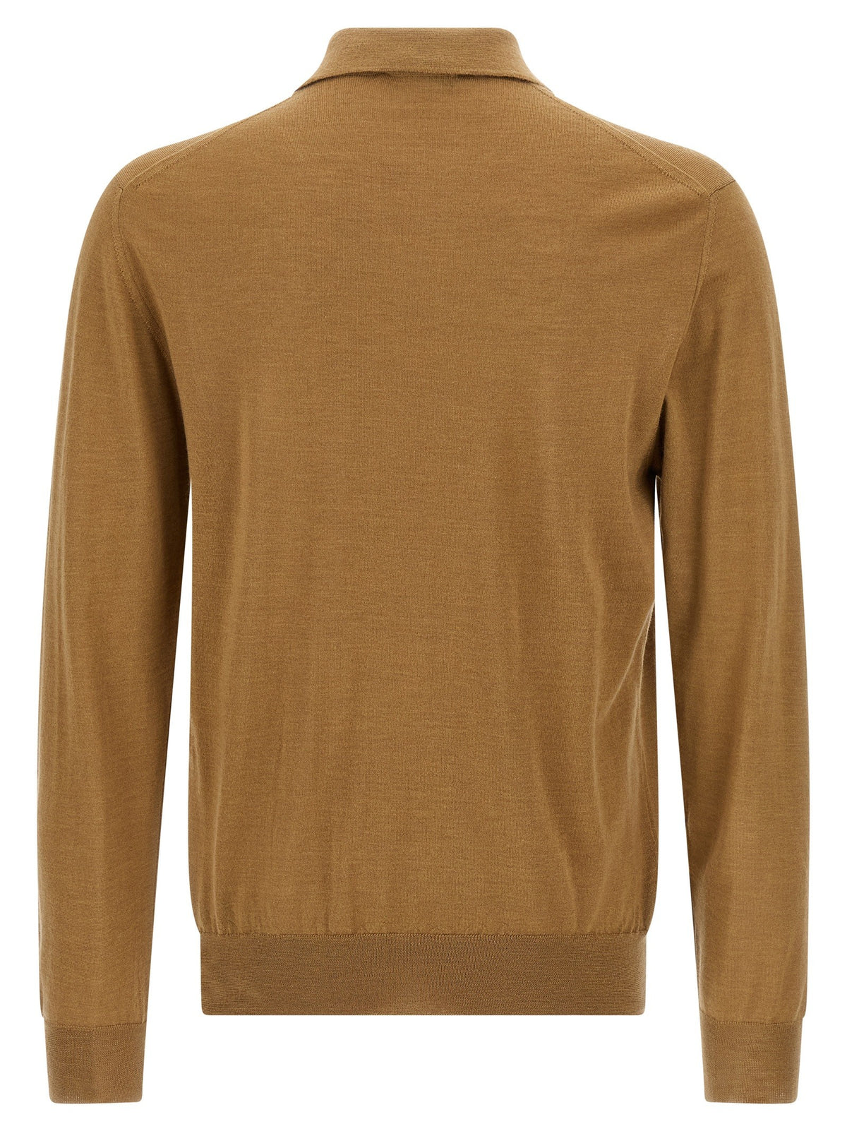 Virgin wool polo shirt