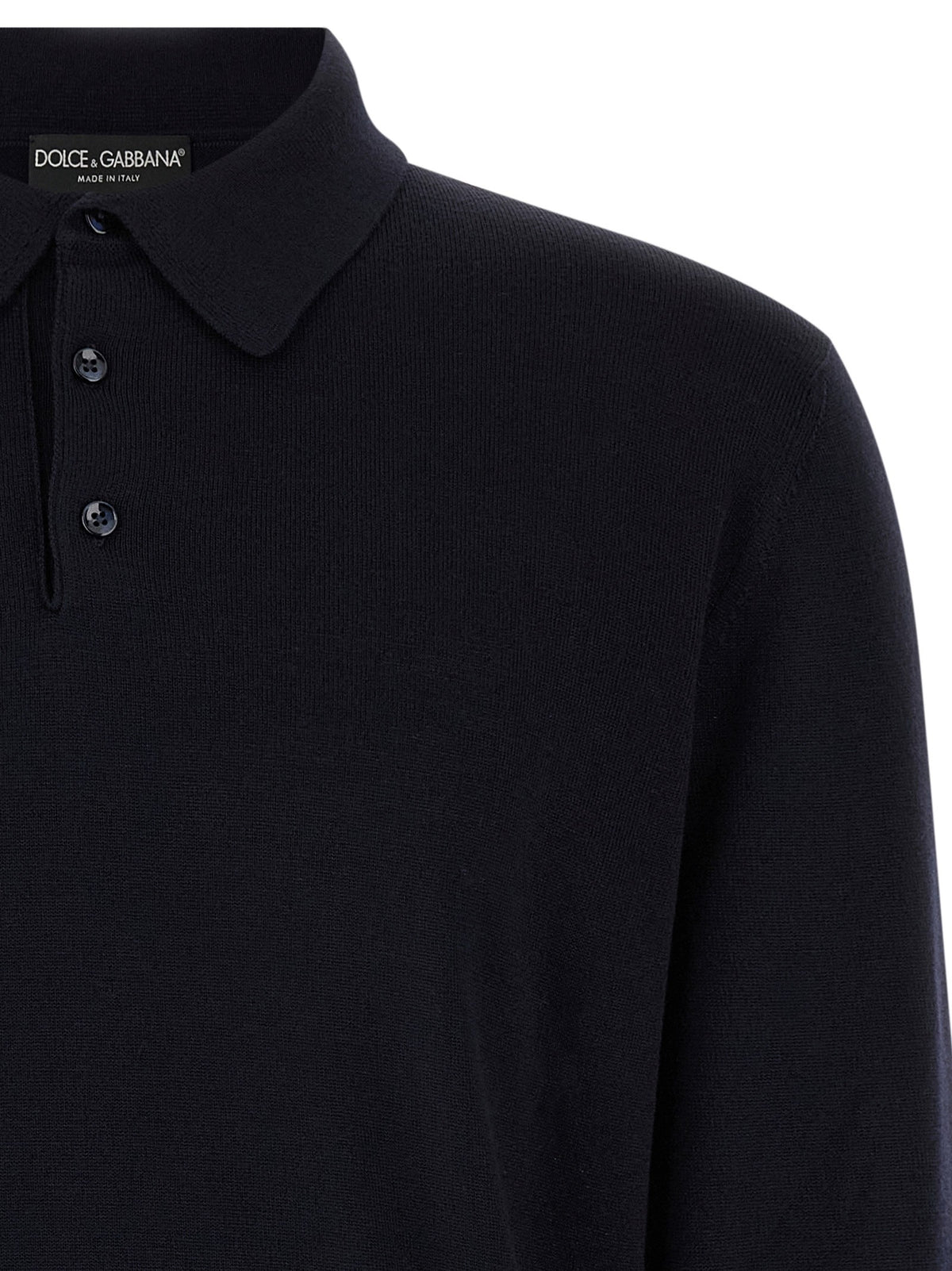 Virgin wool polo shirt