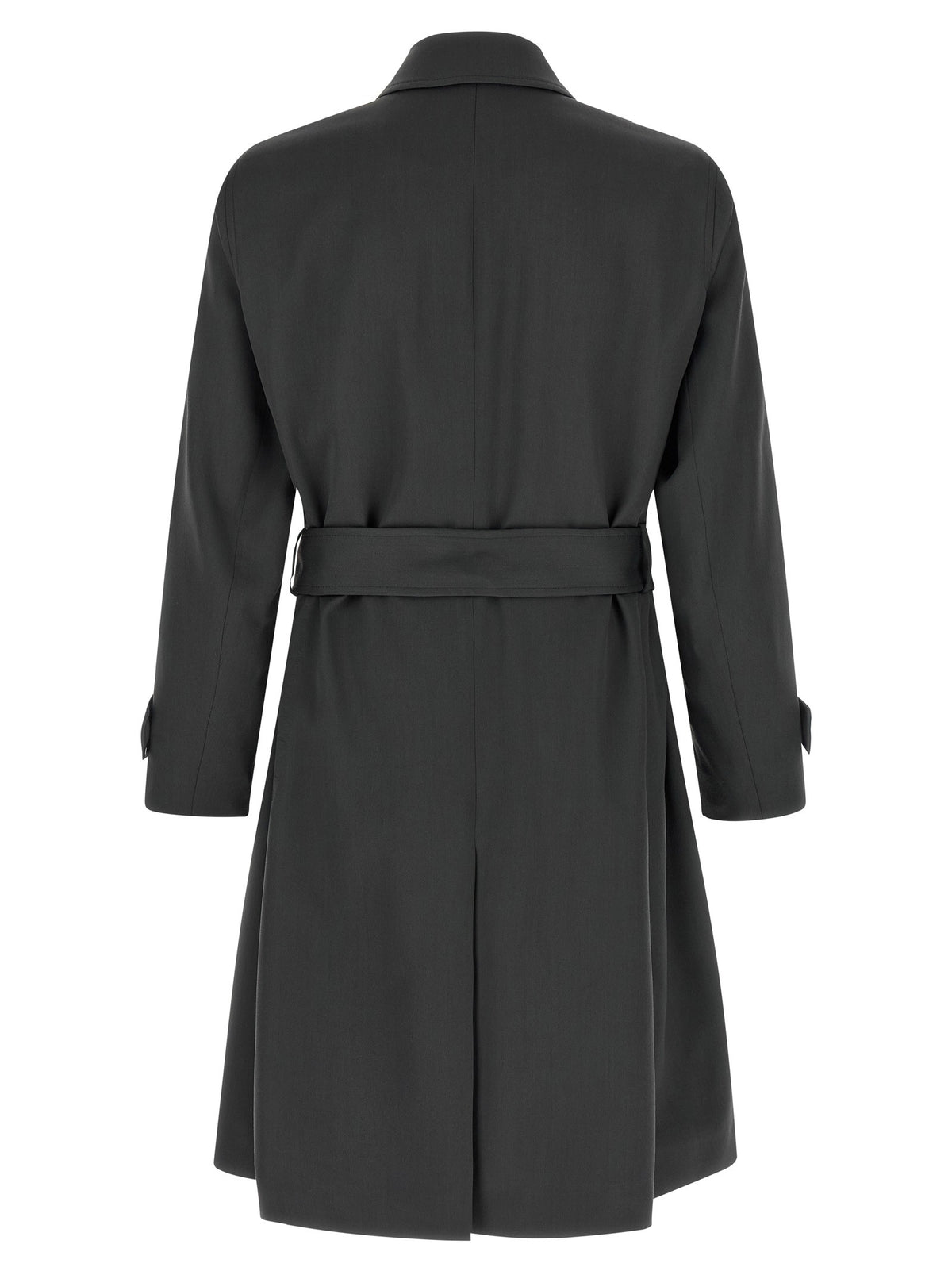 Virgin wool trench coat