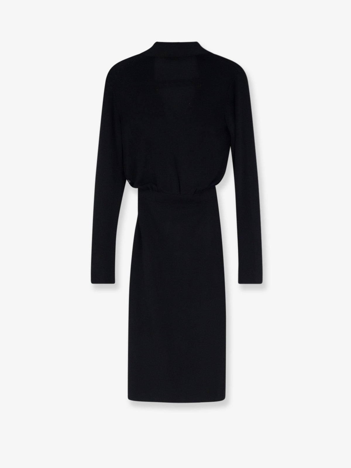 Viscose blend midi dress