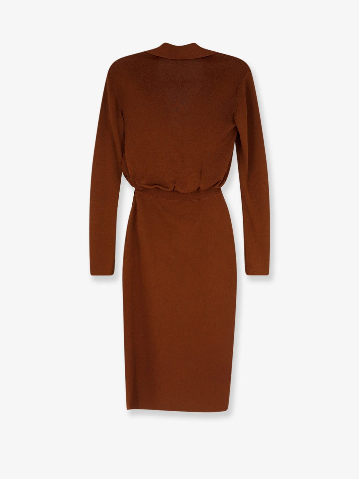 Viscose blend midi dress