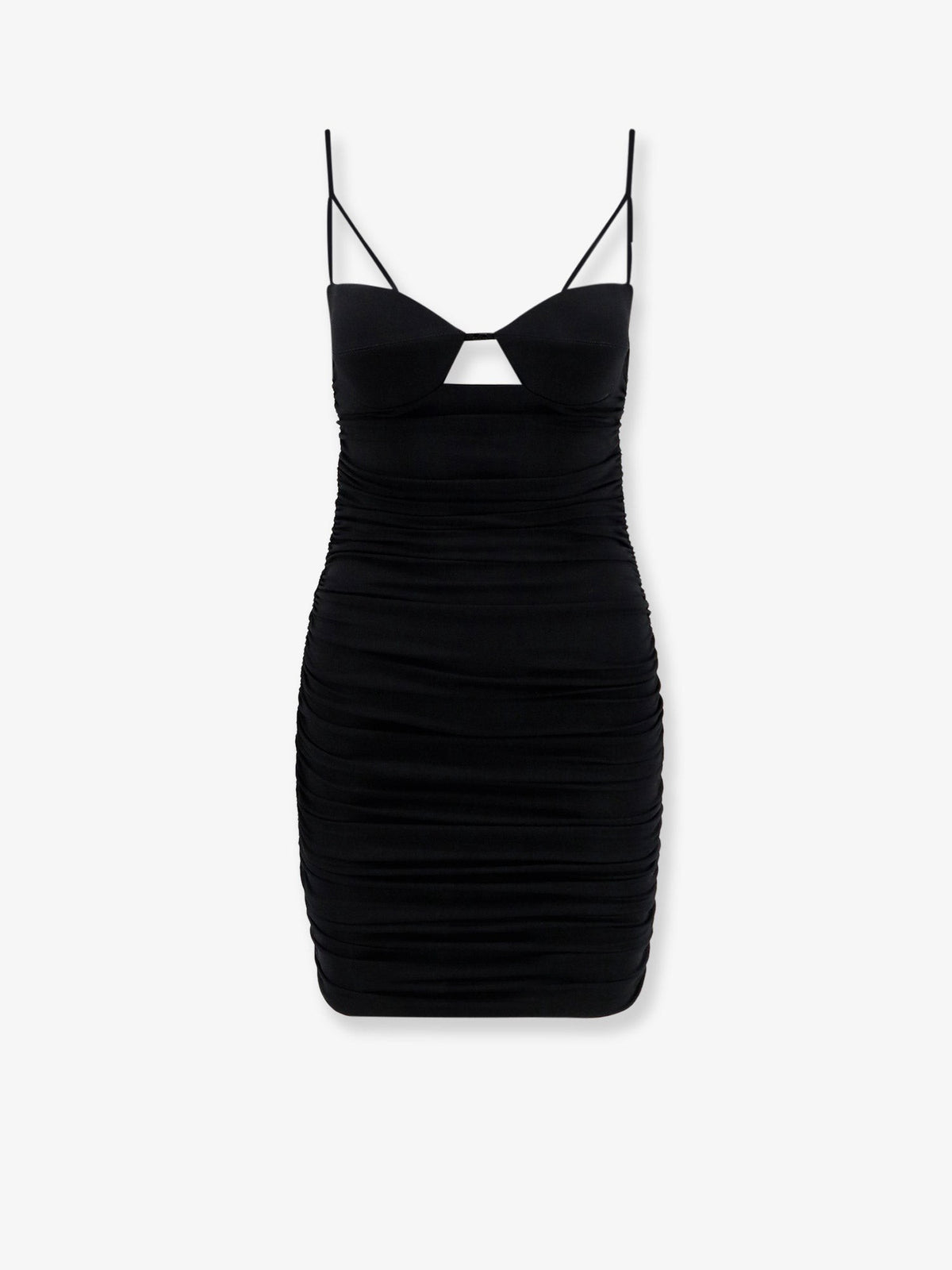Viscose blend short dress