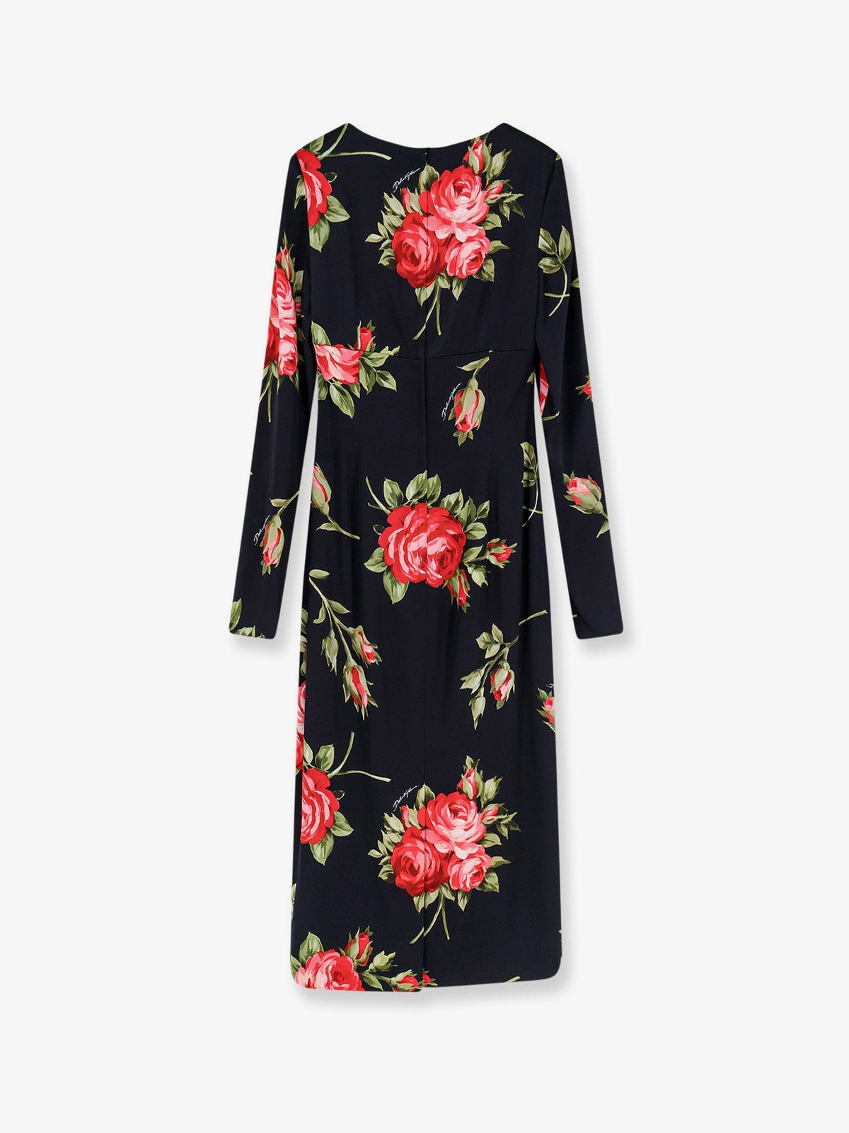 Viscose dress with iconic print