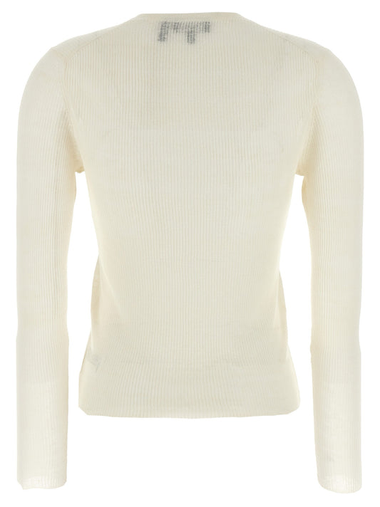 Viscose linen sweater