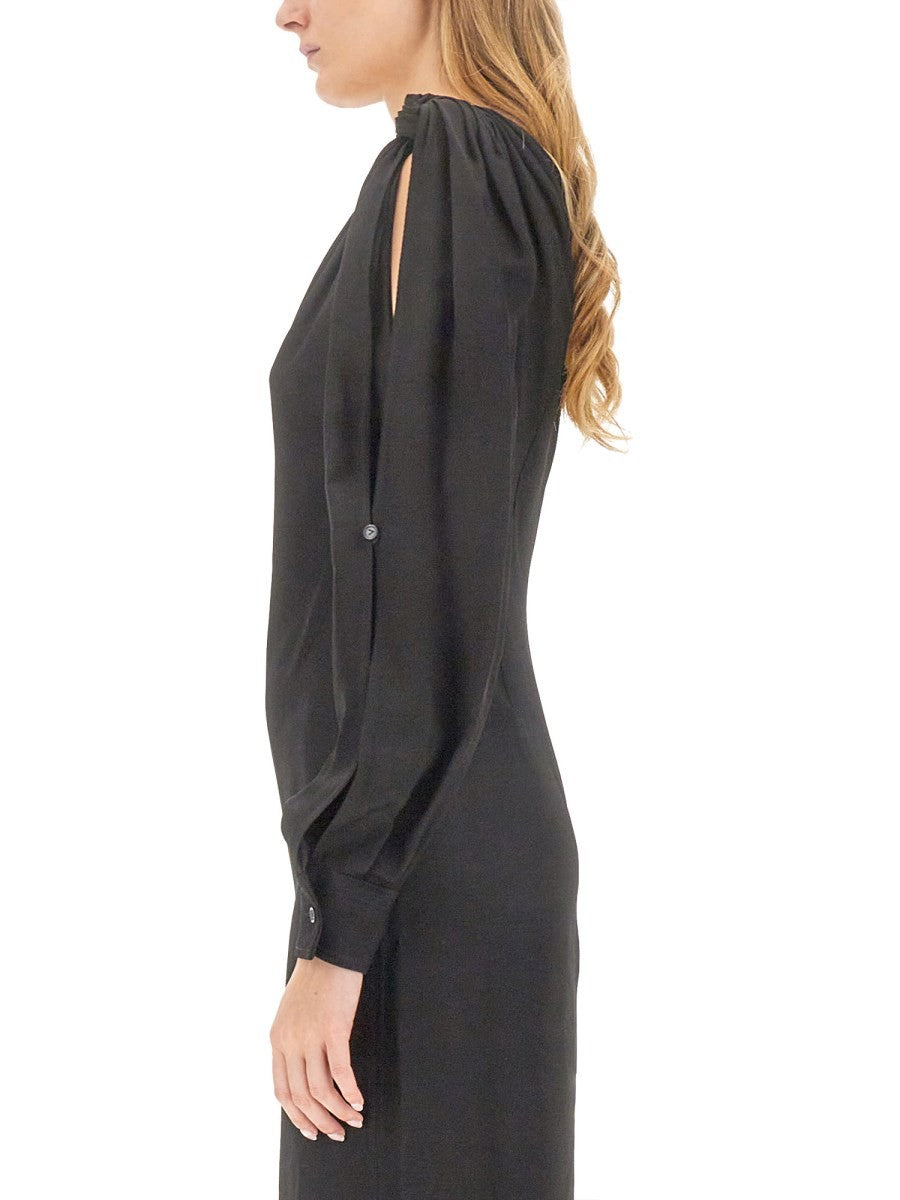 VISCOSE MIDI DRESS
