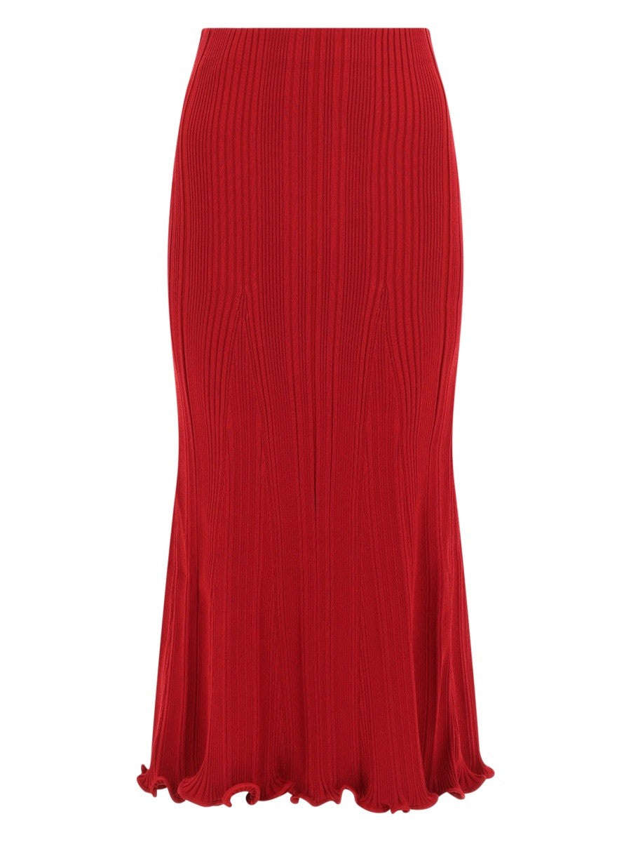 VISCOSE MIDI SKIRT