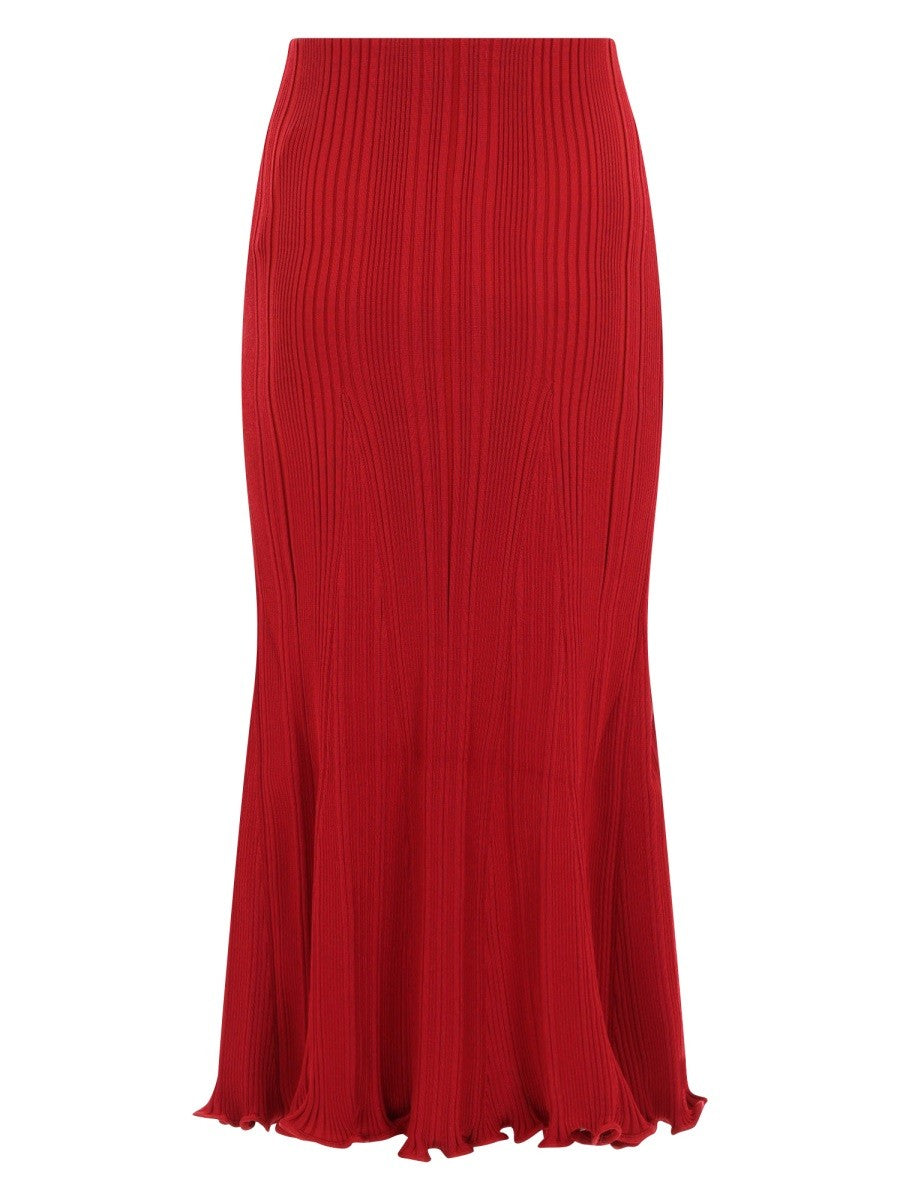VISCOSE MIDI SKIRT