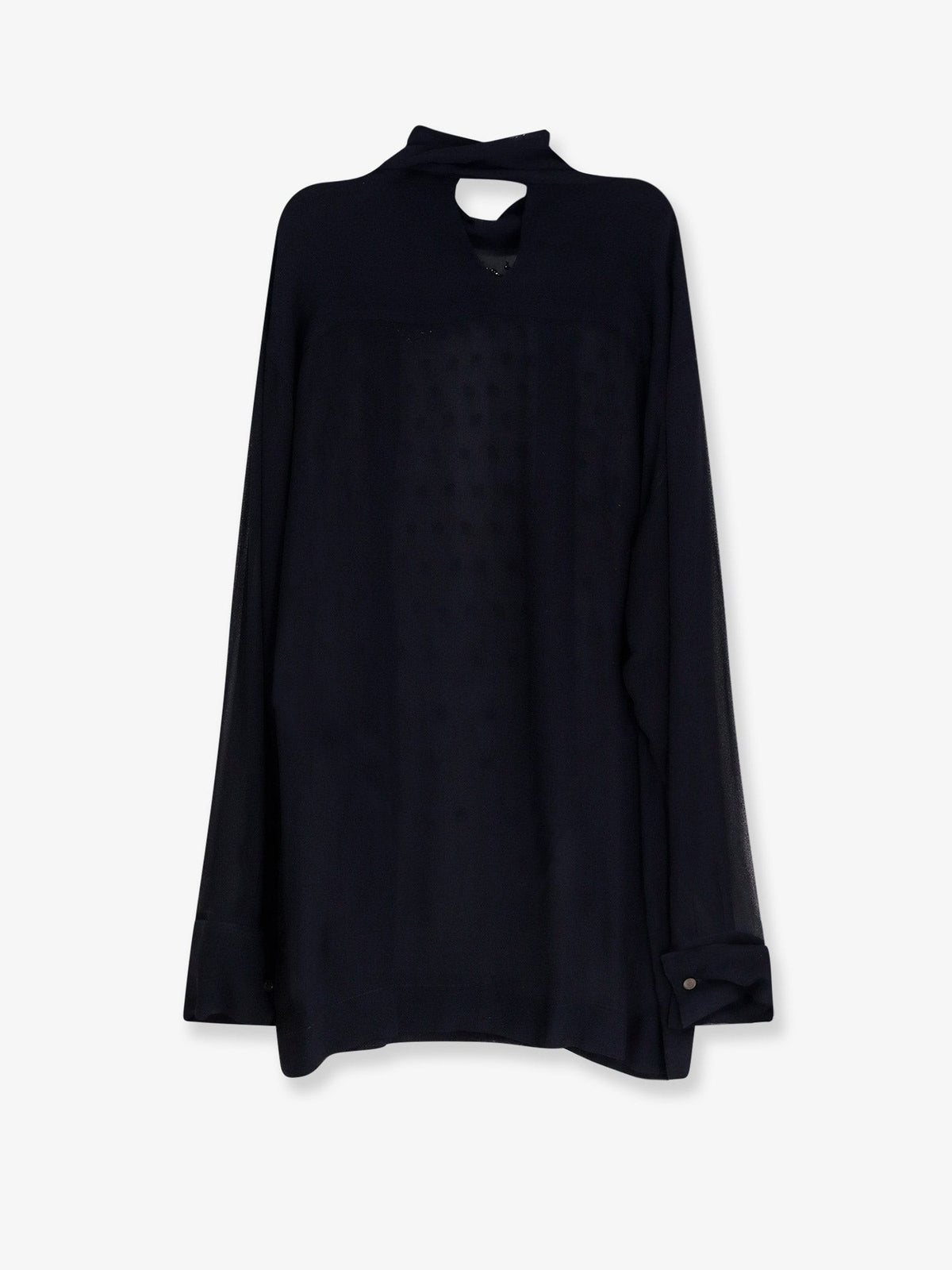 Viscose shirt with rhinestones
