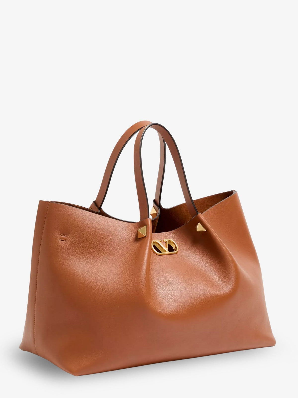 VLogo Signature Leather Tote Bag