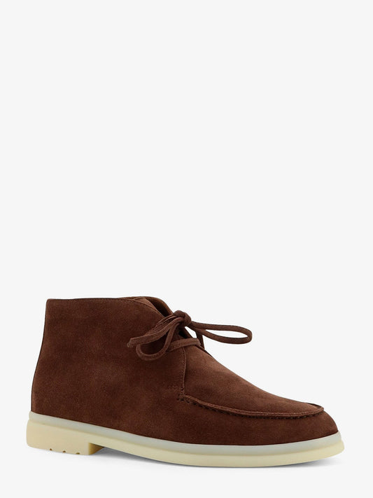 Walk and Walk suede lace-up ankle boots
