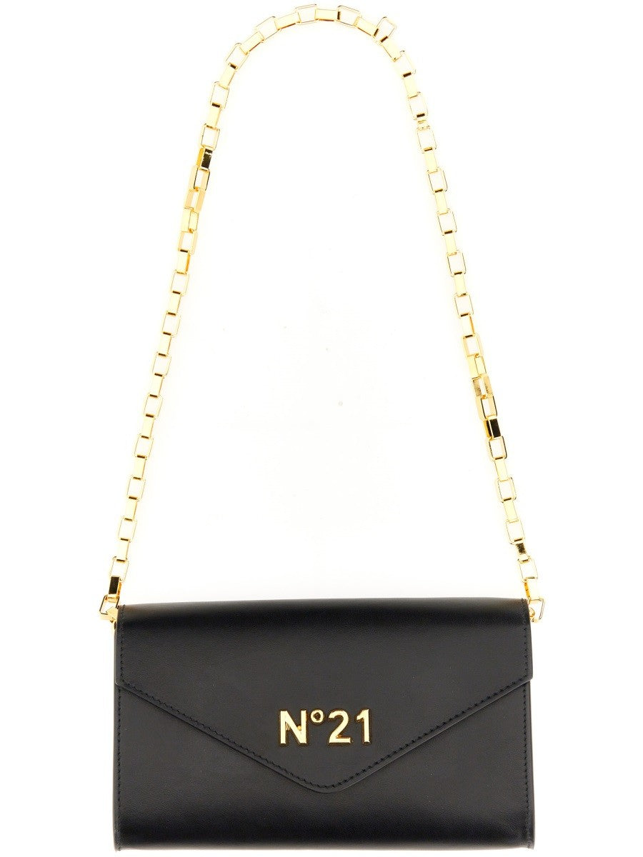 WALLET WITH CHAIN AND LOGO