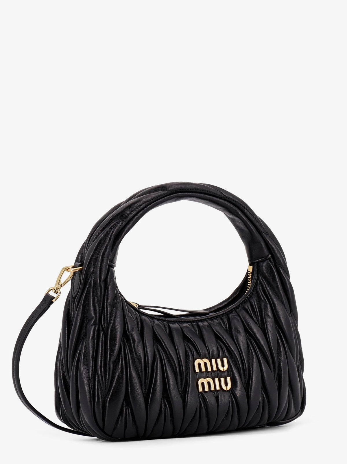 Wander quilted leather crossbody bag