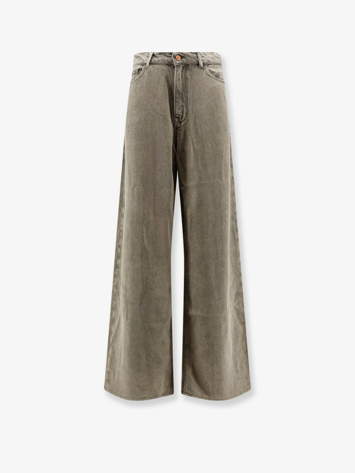 Washed-out denim Skater trousers