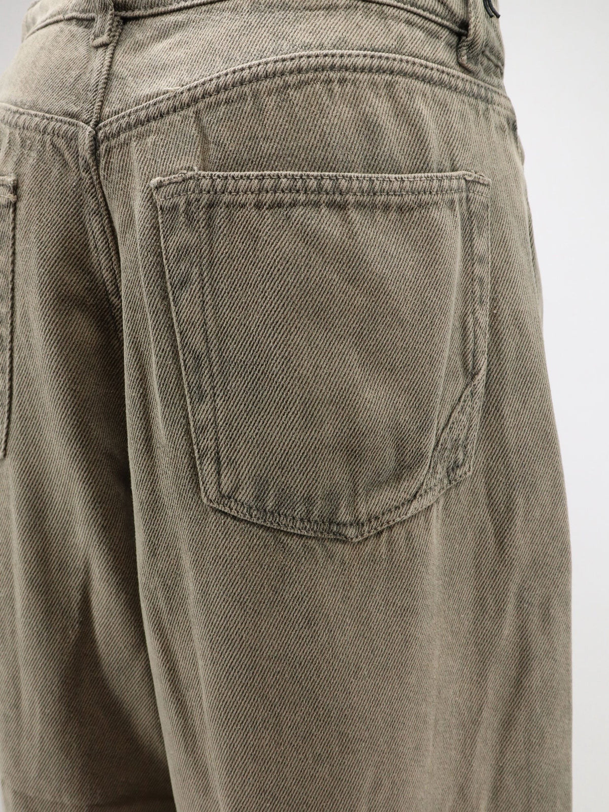 Washed-out denim Skater trousers