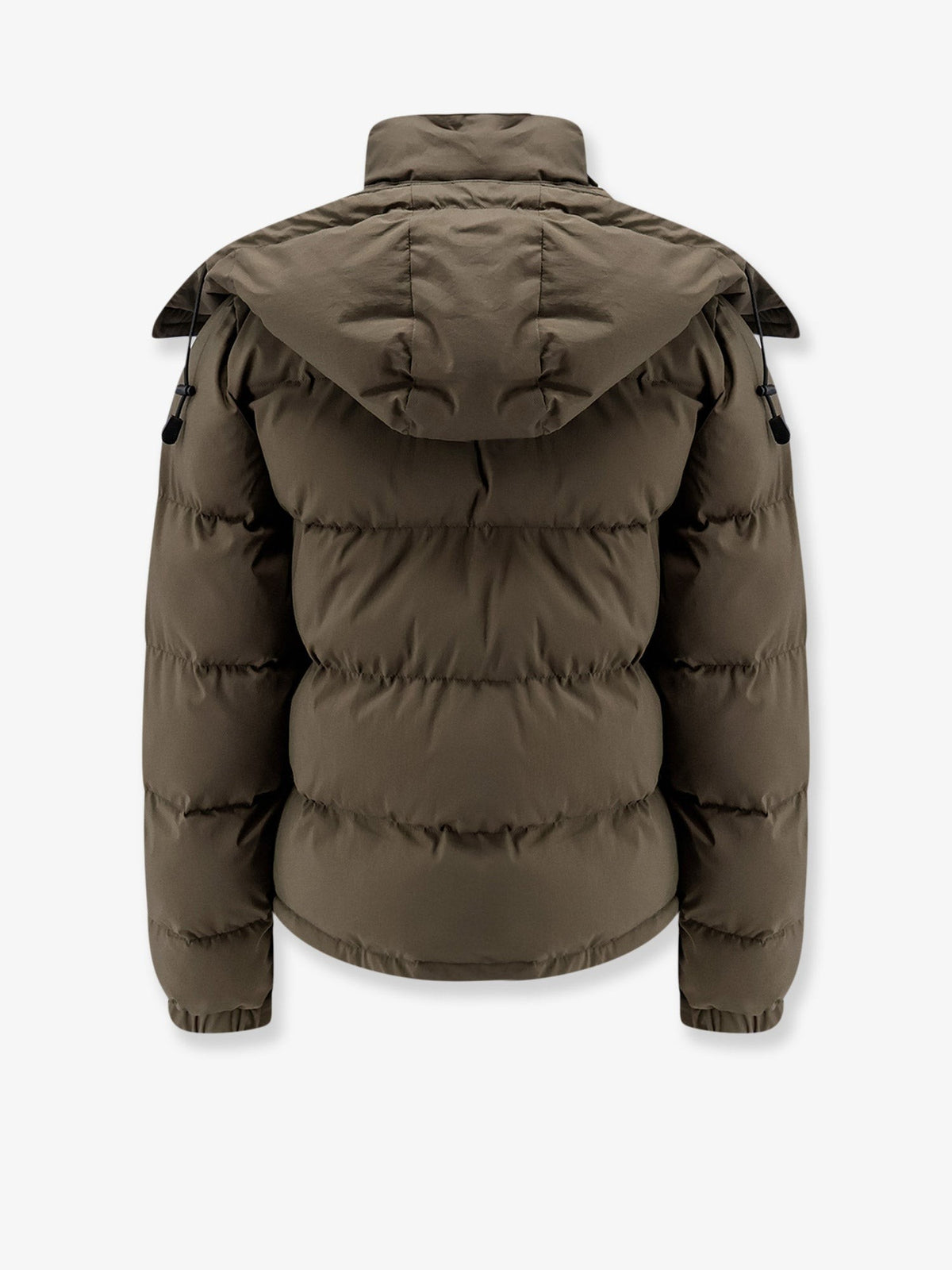 Water-repellent stretch cotton and nylon blend Duvoncella down jacket