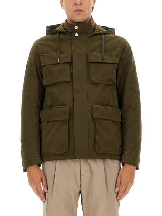 WAXED COTTON SHORT PARKA