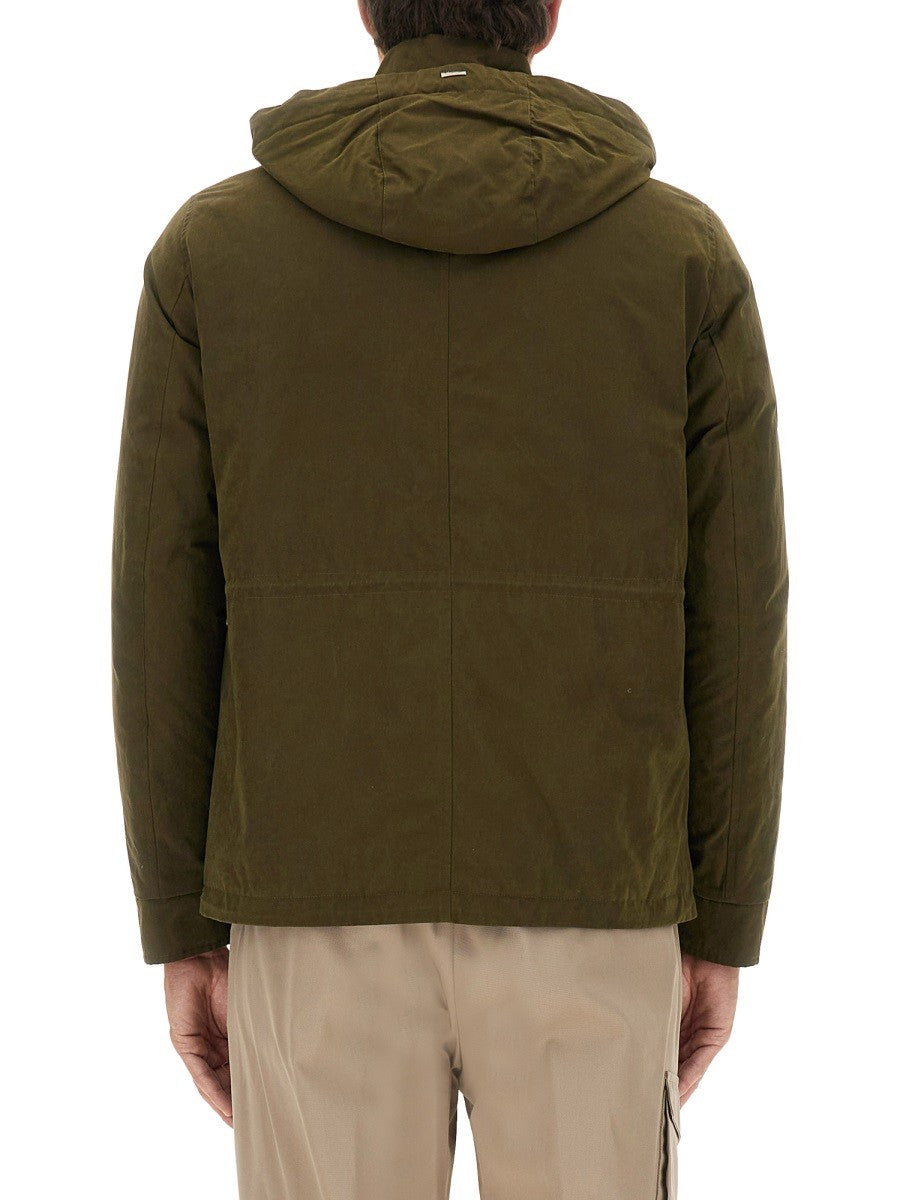 WAXED COTTON SHORT PARKA