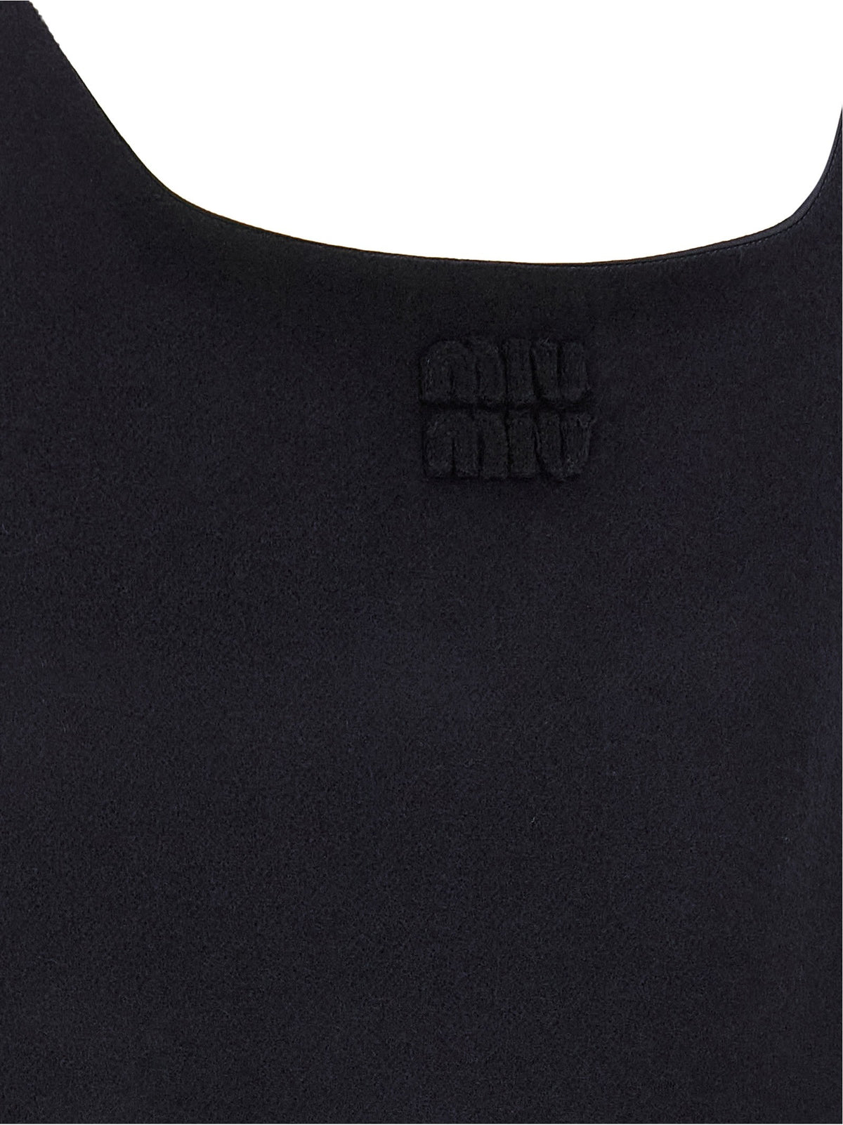 'Waxed Double Wool' dress