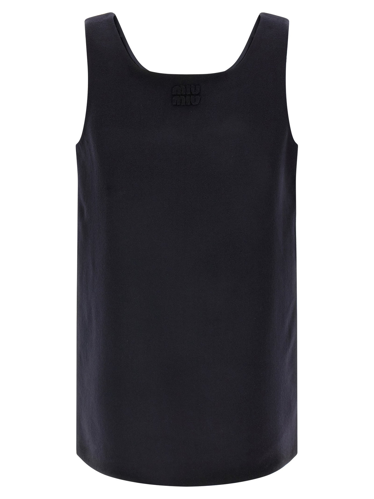 'Waxed Double Wool' dress