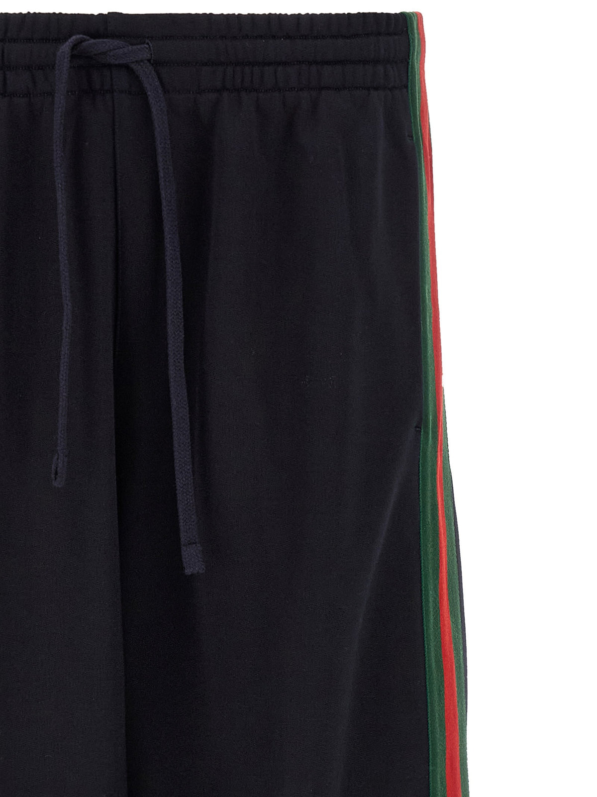 'Web' cotton and silk joggers