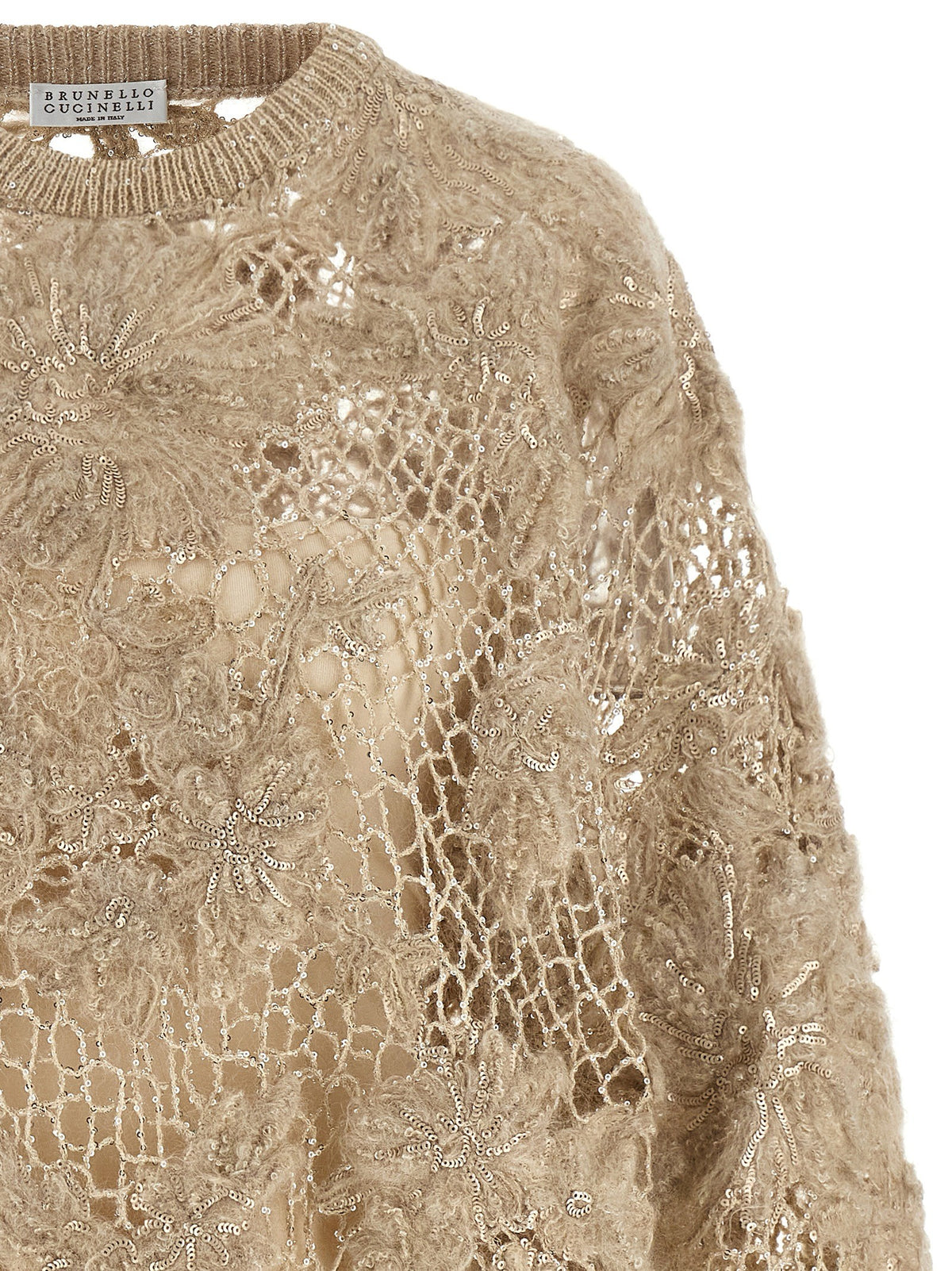 'Whispering Bloom Embroidery' sweater