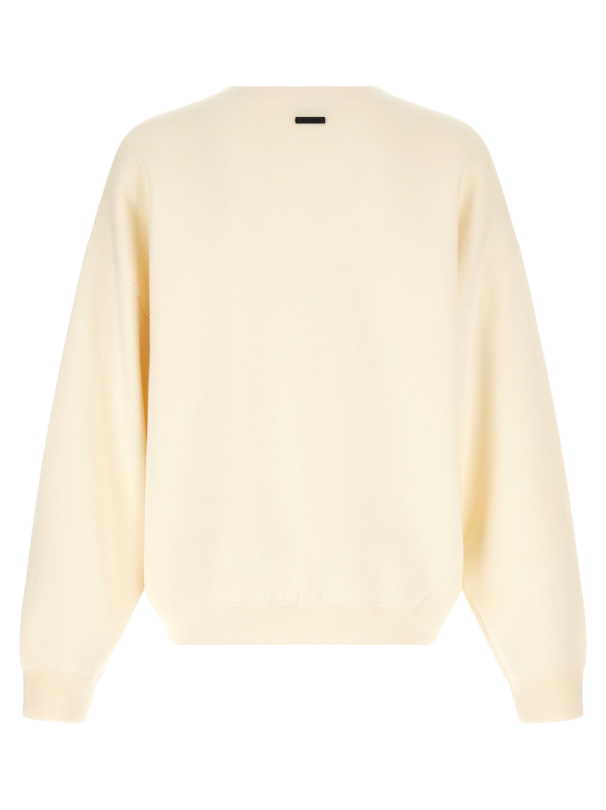 White boat neck sweater