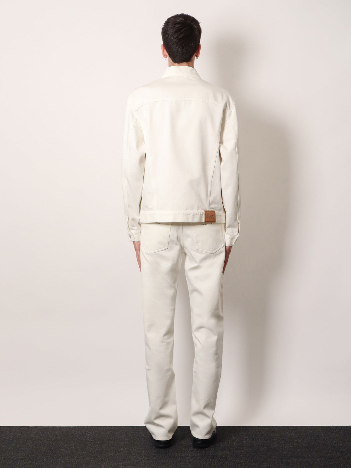 White denim jacket