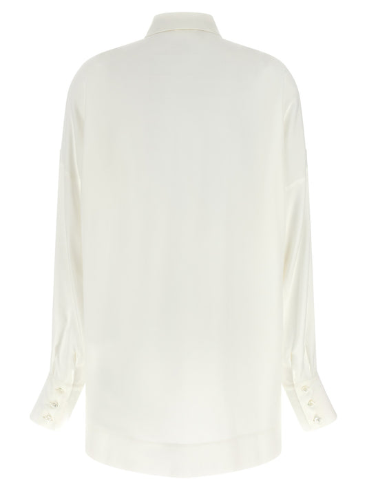 White jabot shirt