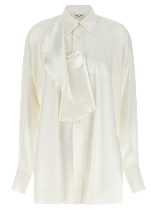 White jabot shirt