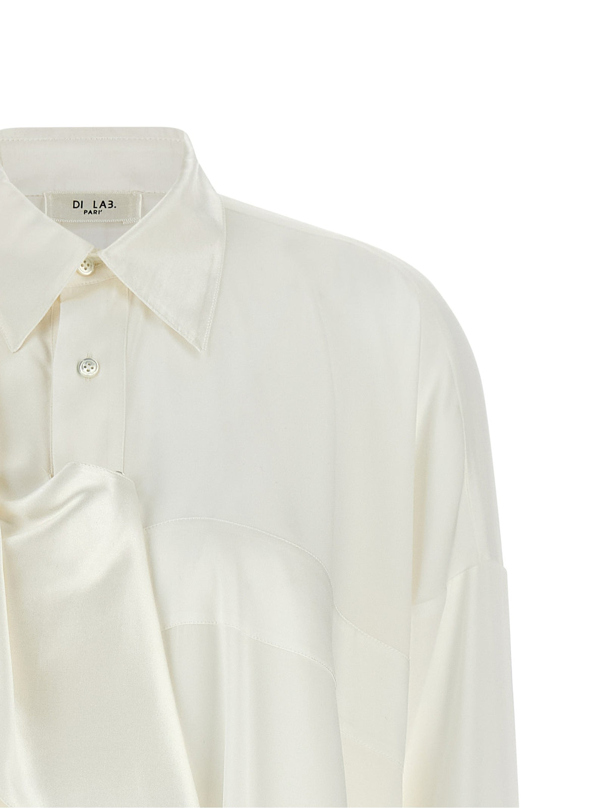 White jabot shirt