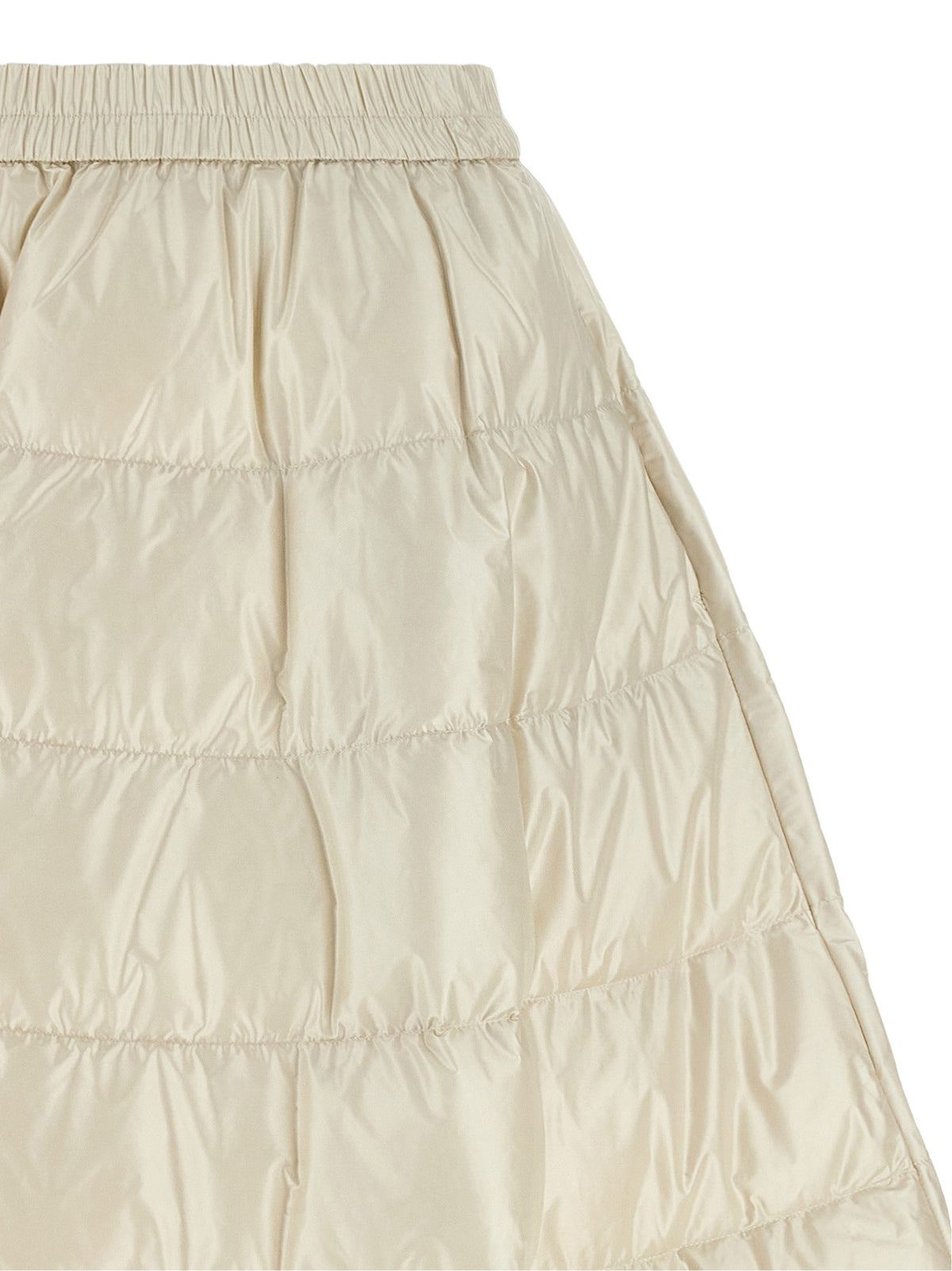 White padded skirt