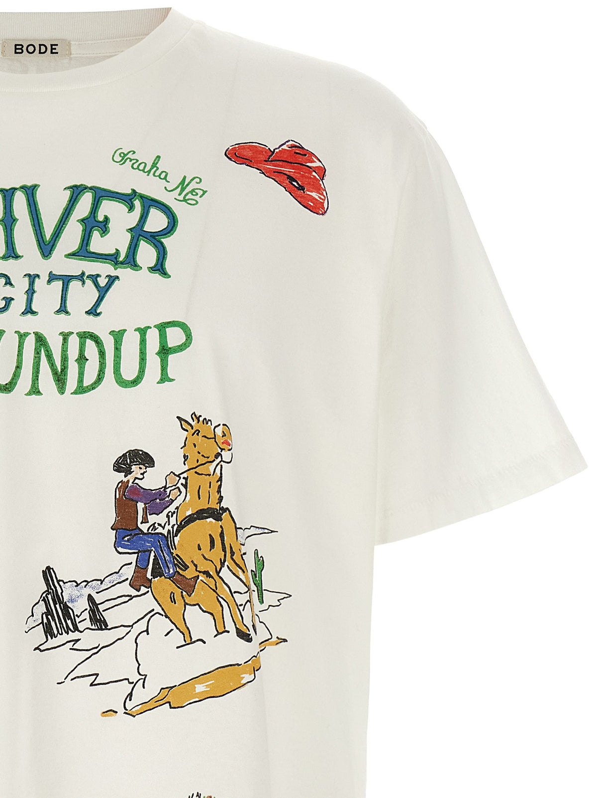 White 'River City' T-shirt