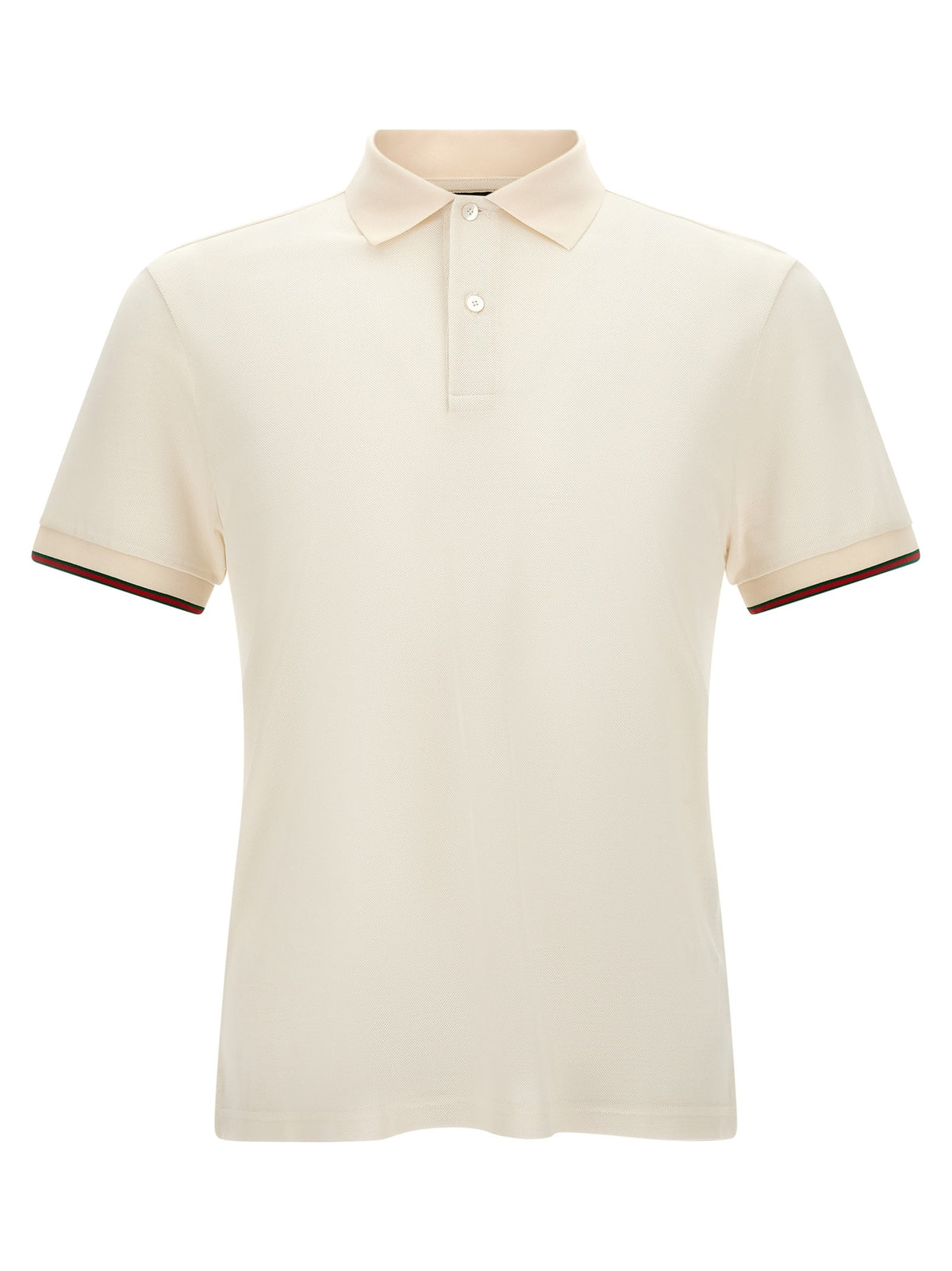 White 'Web' polo shirt