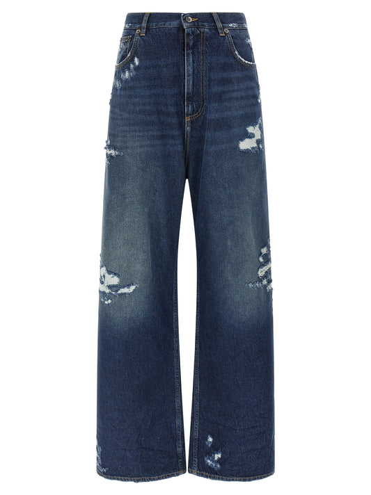 Wide leg jeans