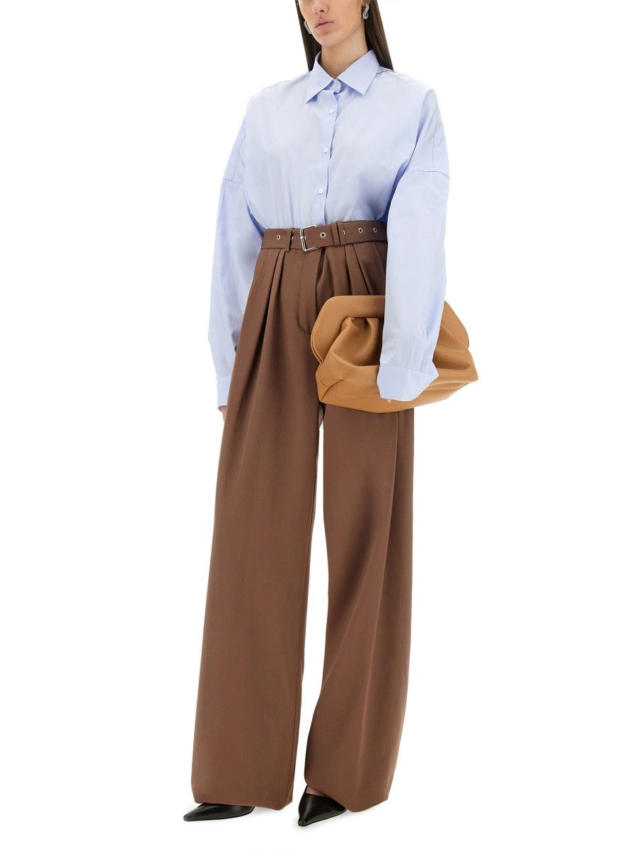 WIDE-LEG PANTS WITH BELT